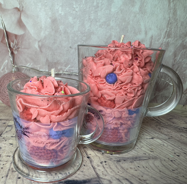 Bougie exquise fruits rouges 