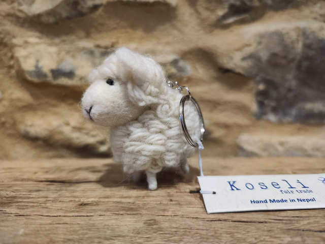 Fairtrade Sheep Keyring 