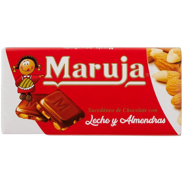 Maruja Chocolat au lait et Amandes 100g