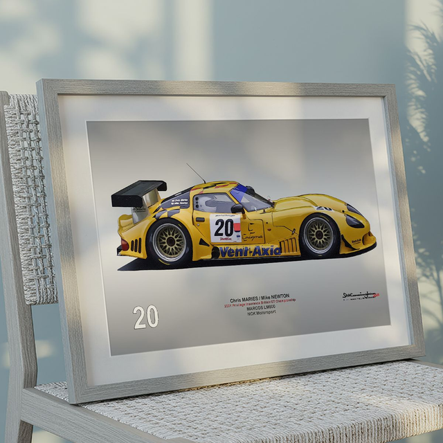 C231002 MARCOS LM600 British GT 2001 NCK Motorsport #20 BrandsHatch