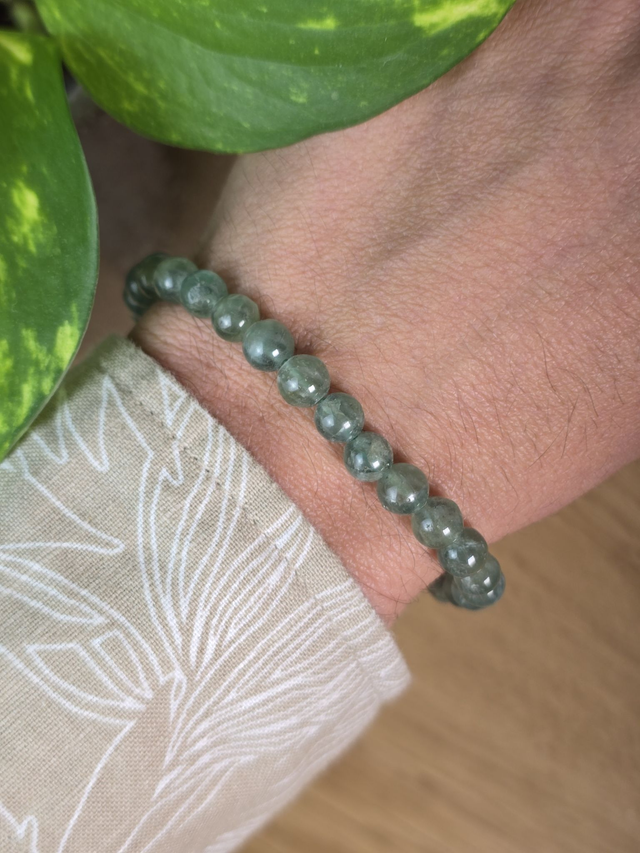 Apatite verte - Bracelet avec perles de 6 mm
