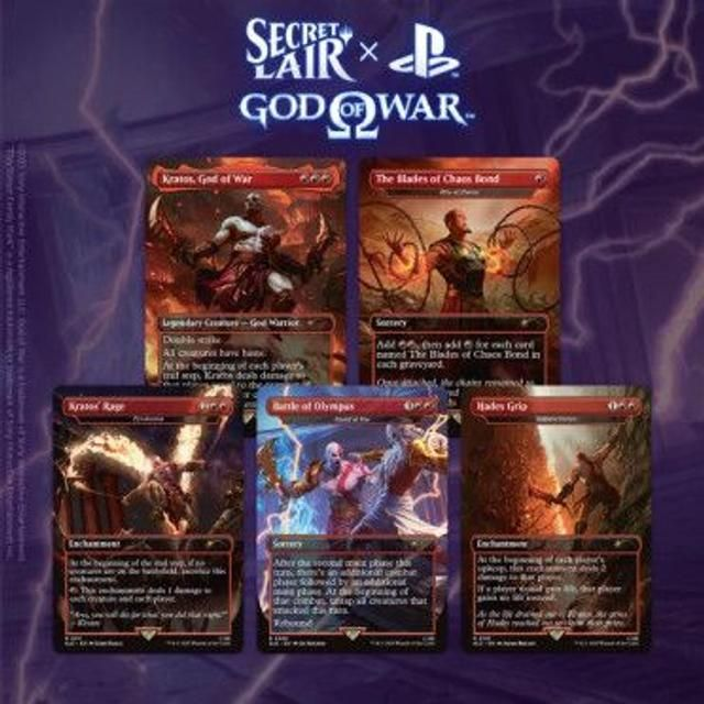 Magic the Gathering Secret Lair X PlayStation: God Of War – Kratos