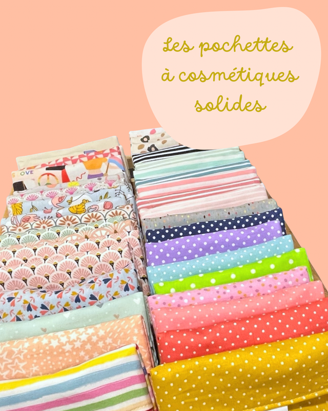 Pochette à cosmétique solide