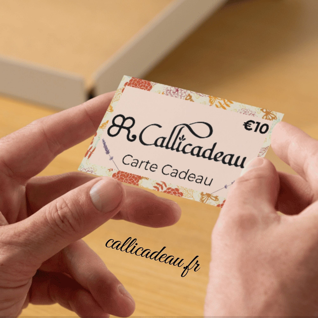 Carte Cadeau Callicadeau 10€ | Carte virtuelle ou imprimée