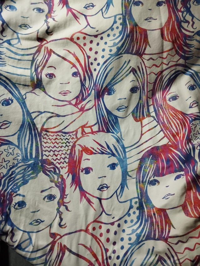 Tissu Portraits pour COMMANDE 