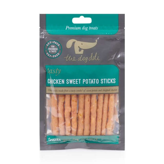 DOG DELI 100G CHICKEN SWEET POTATO STICK DOG TREATS