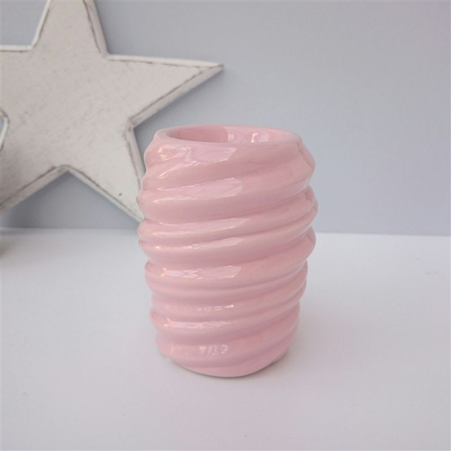 Swirl Ceramic Pink Burner