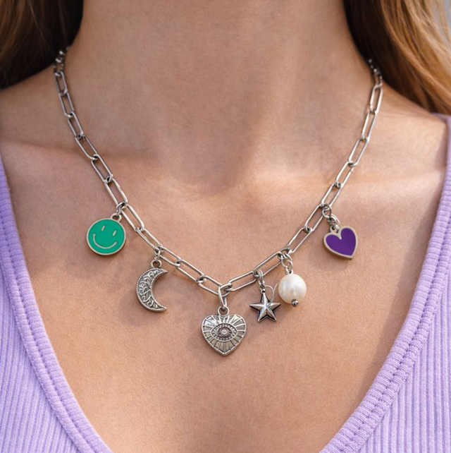 Ketting hartje zilver