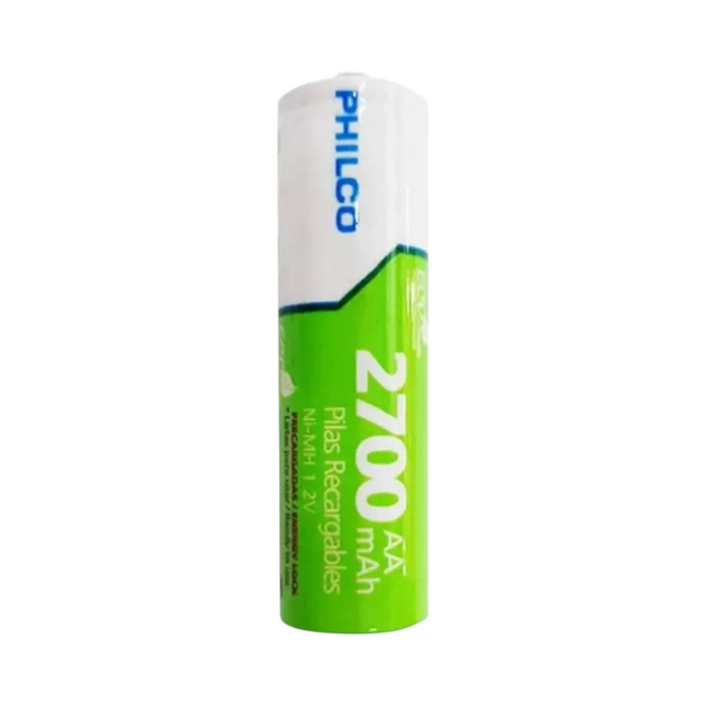 Batería Recargable Ni-MH Philco AA 2700mAh Precargada 1.2v