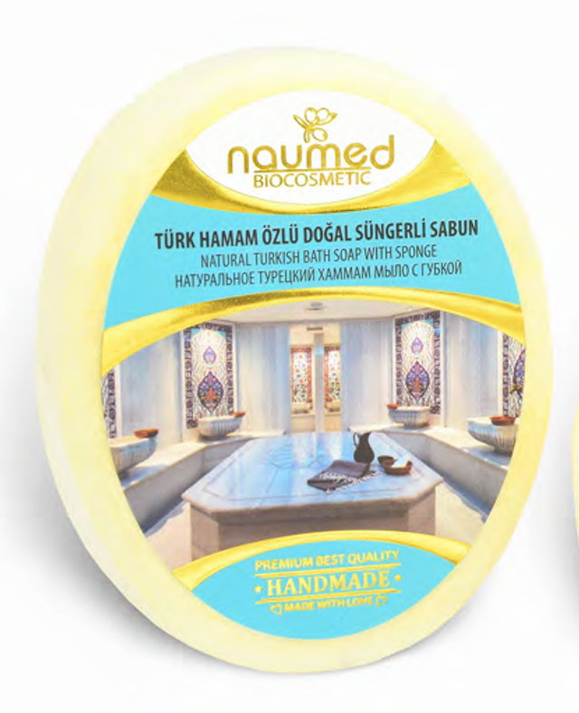 NAUMED Mydło w Gąbce o Zapachu Inspirowanym HAMAM 135g