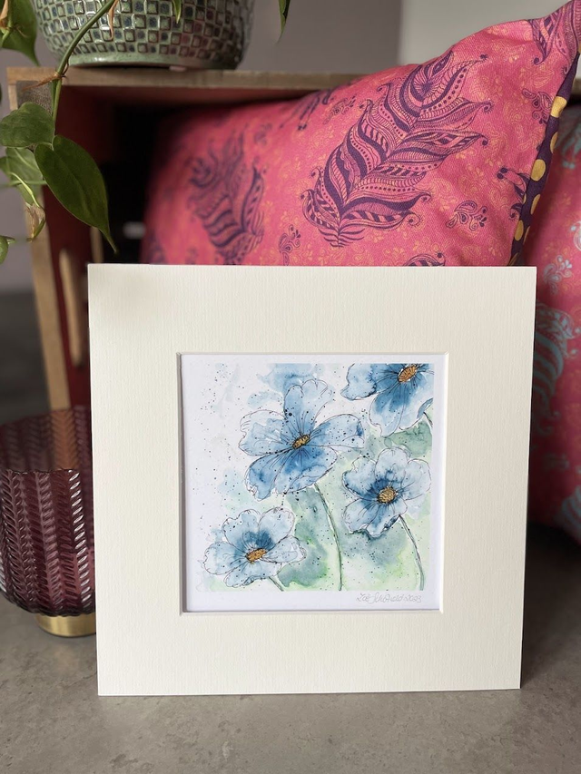 Fine Art Print - Blooming Blues