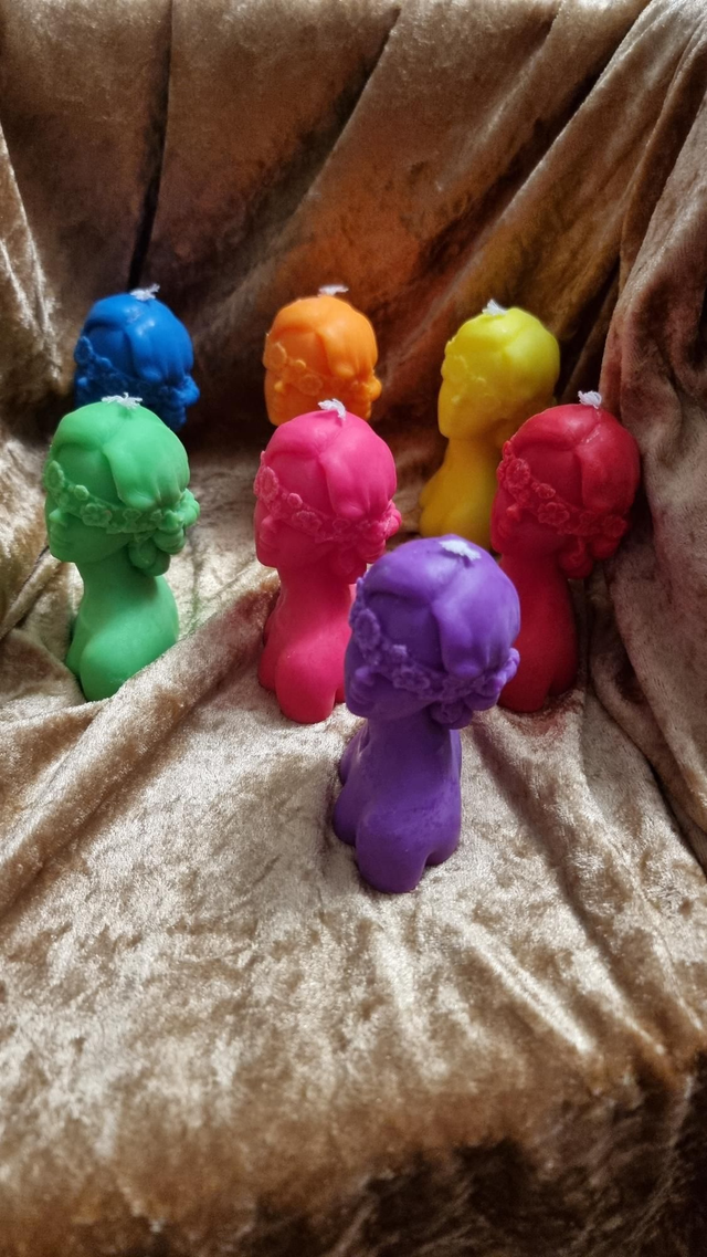 Wax Play Candle - Woman  in blindfold