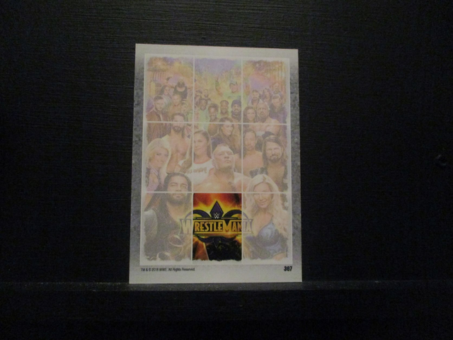 WrestleMania Slam Attax Live Original Trading Card #387