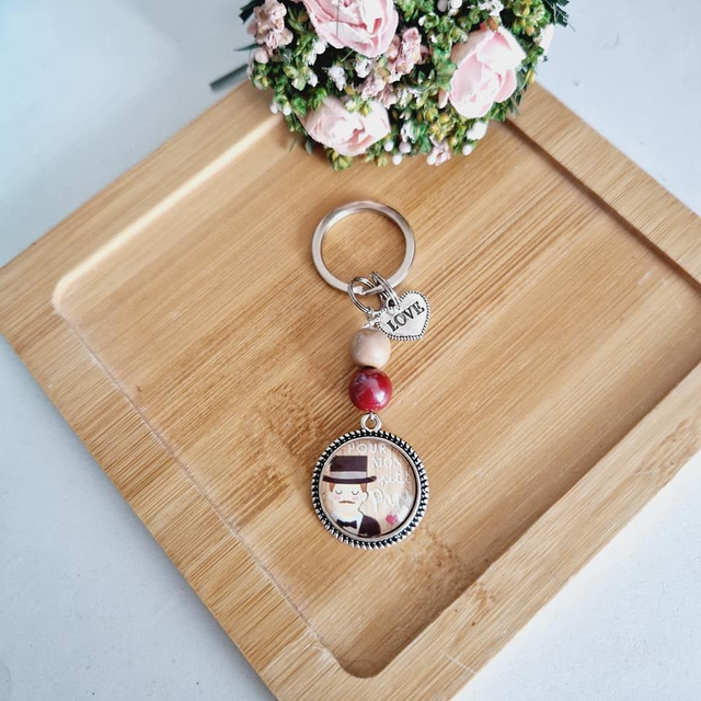 Porte clé cadeaux papa  (1)