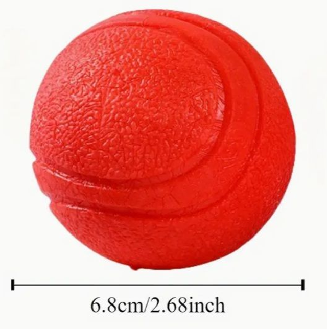 Balle solide en caoutchou