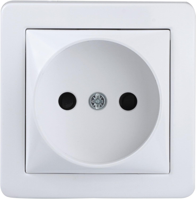 Schneider Electric Alrea Prise de courant 2 pôles à connexion rapide, Blanc