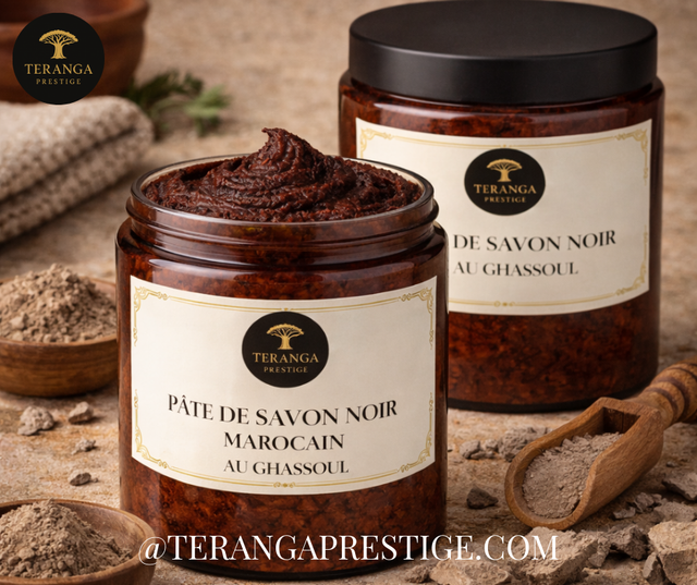 Pâte de Savon Noir Marocain au Ghassoul