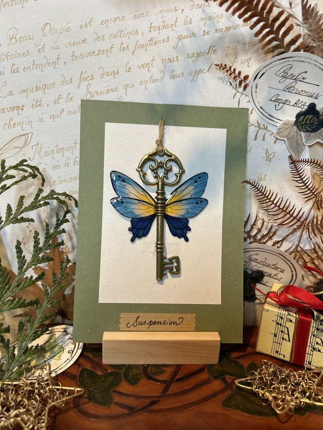 Clé Féerique - Papillon Fairy Irisaë