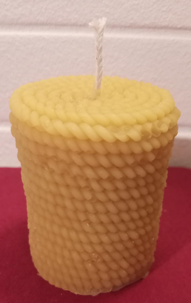 Kerze, Kordel, flach 