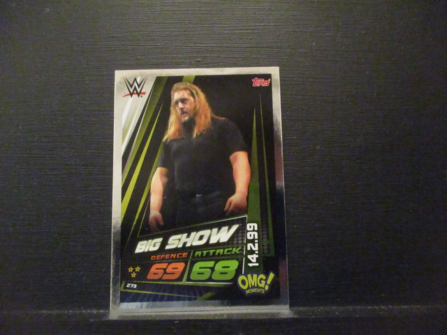 Big Show - OMG! Moments Slam Attax Universe Original Trading Card #273