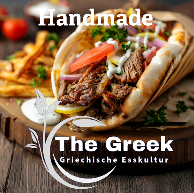 26 Pita Zucchini Puffer Vegan mit Hummus Tomaten,Zwiebeln,Pommes frites