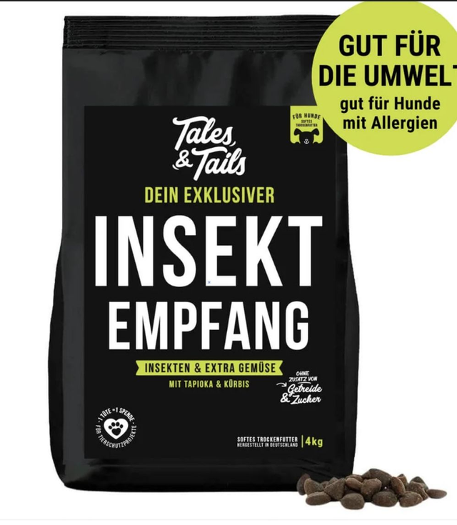 Tales and Tails softes Trockenfutter mit Insekten (4kg)