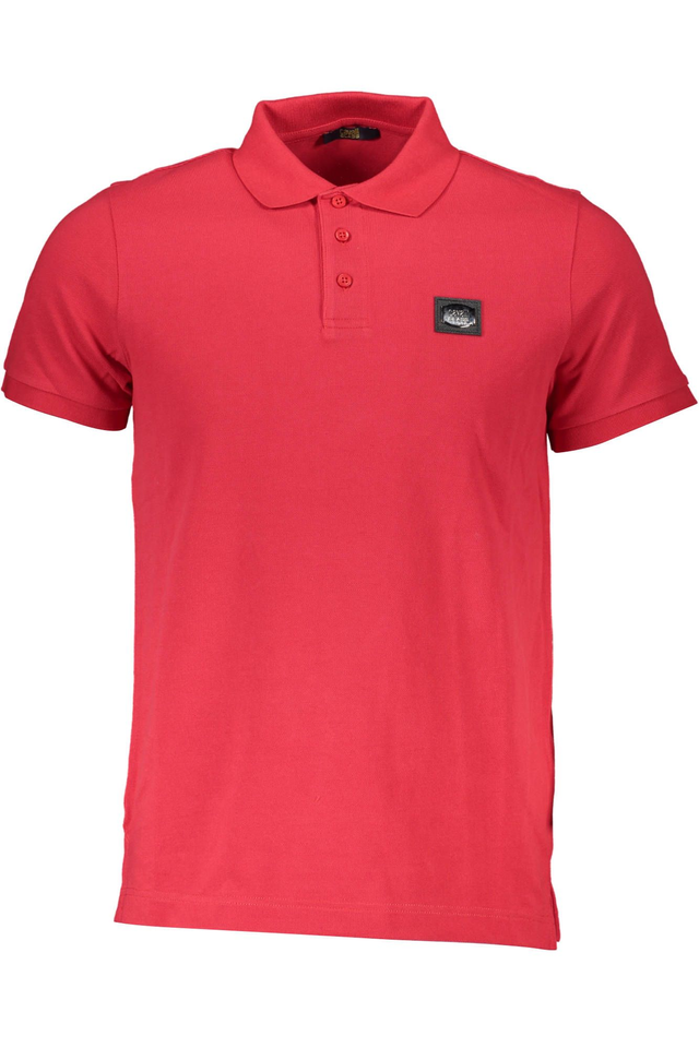 4147CAVALLI CLASS POLO MANICHE CORTE UOMO ROSSO