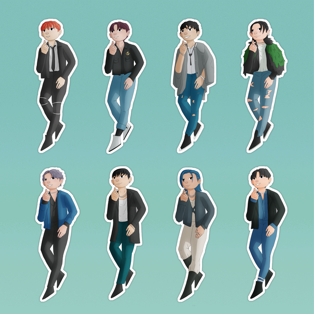 Stray Kids S-Class Vinyl Stickers