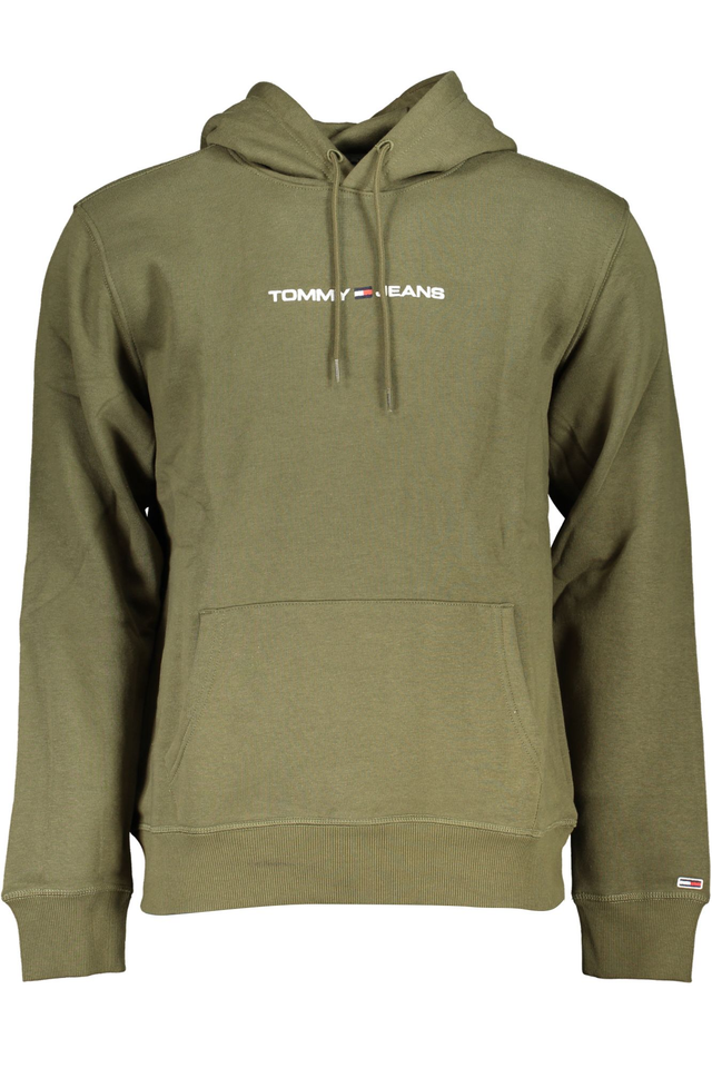 TOMMY HILFIGER FELPA SENZA ZIP UOMO VERDE