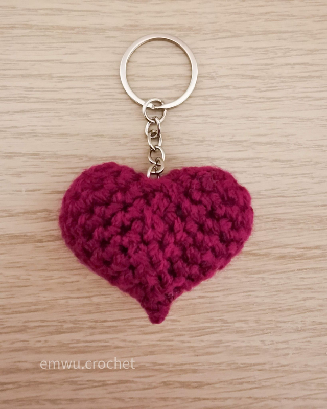 💗 Porte-clés Self-Love - Rose foncé