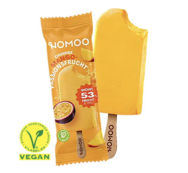 Mango-Passionsfruchteis