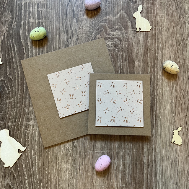 Fawn Bunny Easter Card