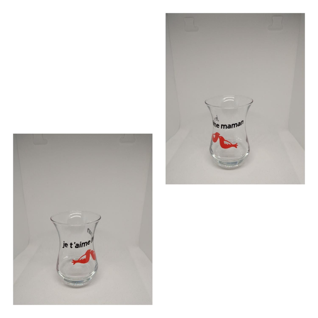 Mini vase avec dédicace spéciale maman 