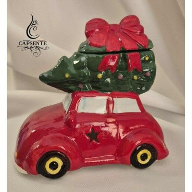 Brûleur voiture rouge vintage