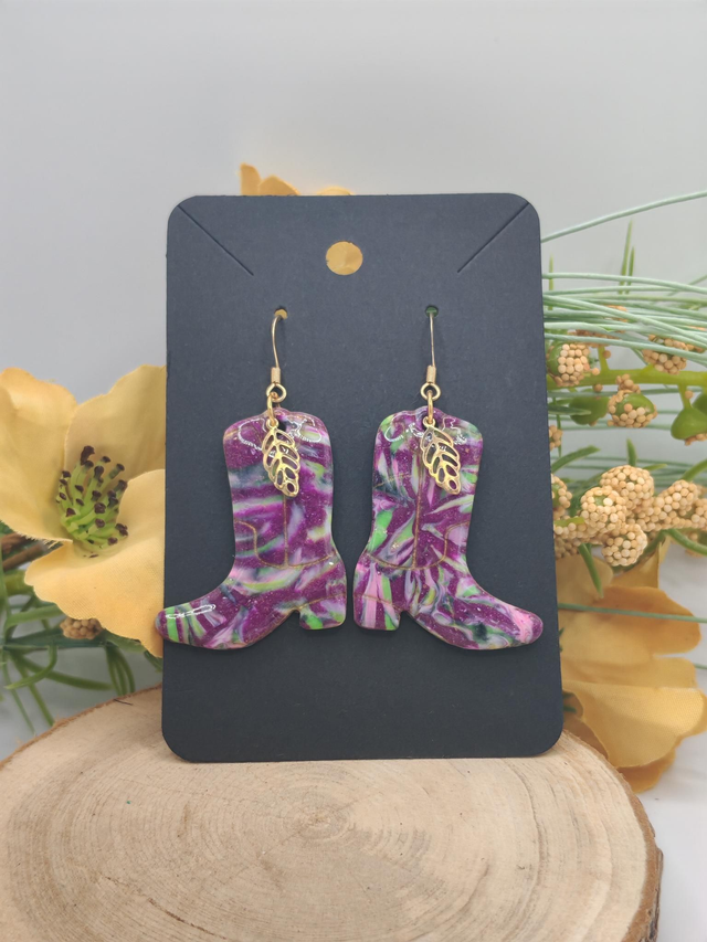 Western mélange Violet et Fluo 