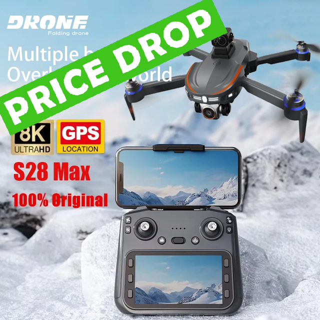 S28 MAX GPS Drone Large Screen Remote Control