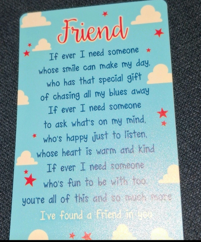 Wallet Card Keepsake