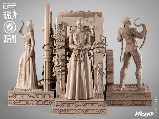 DIORAMA HELLRAISER THE CENOBITE série horror movie  