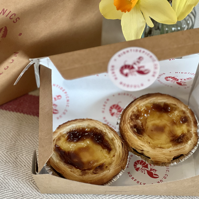 Cake- 2 x Portuguese Custard Tarts