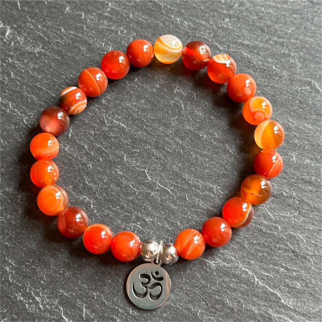 Carnelian Gemstone Bracelet