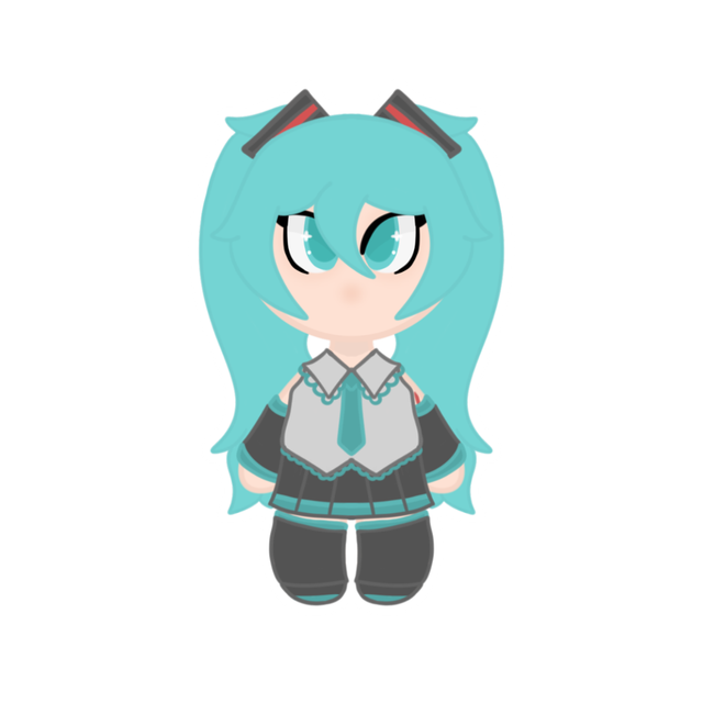 Vocaloid Hatsune Miku V2 Chibi Sticker