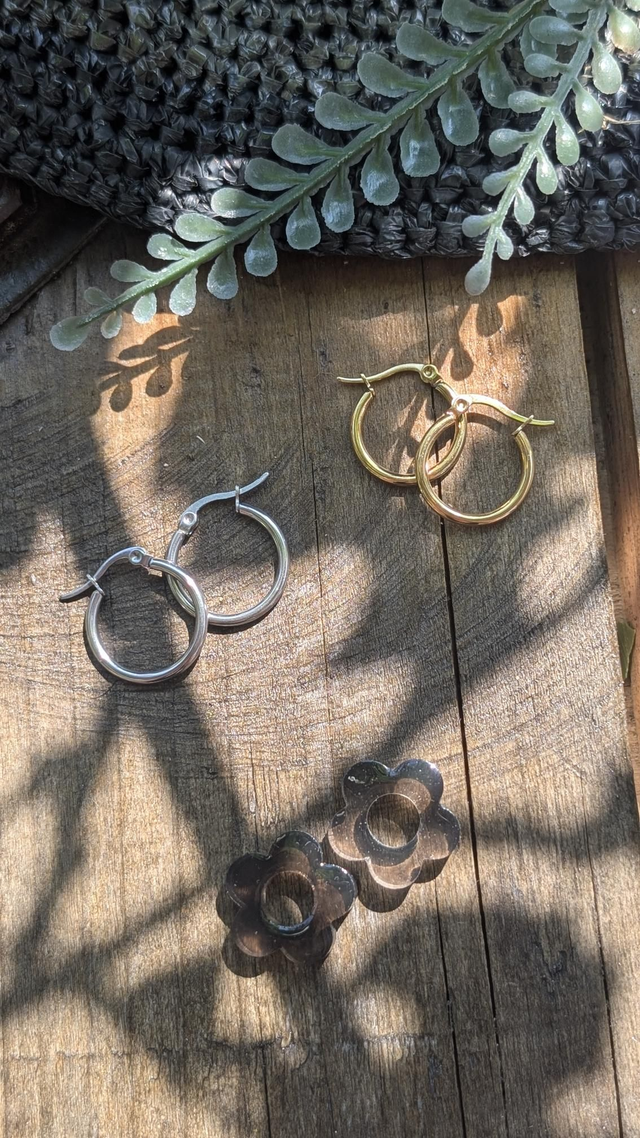 Boucles d&#039;oreilles fleurs