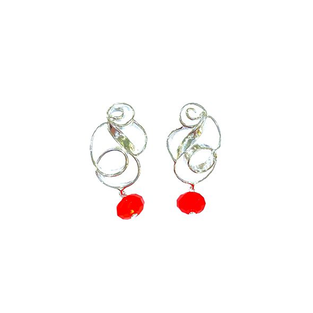 Orecchini collezione Firenze con pietra pendente