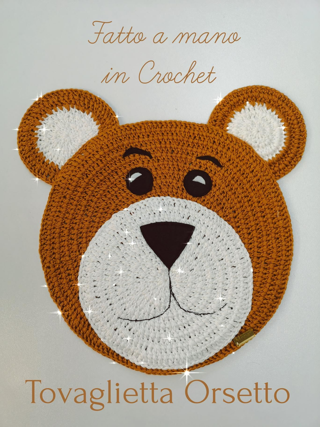 Tovaglietta Orsetto in Crochet 