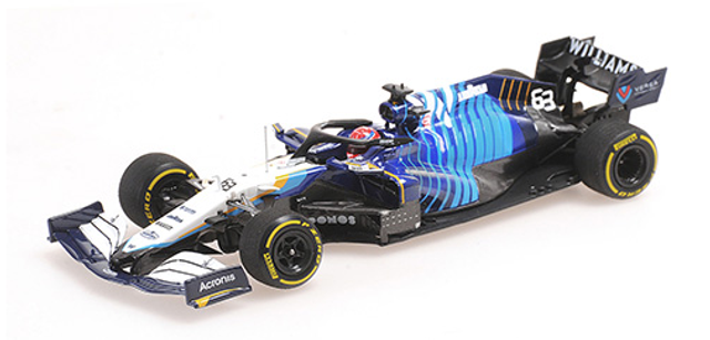 Williams FW43B  G. Russell GP Bahrain 2021 Formel 1