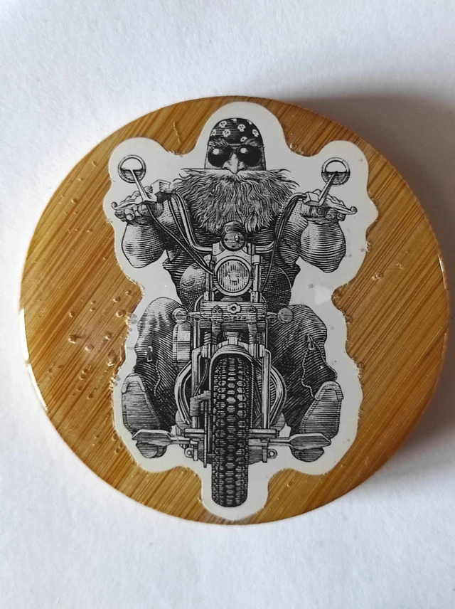 Décapsuleur motard magnétique frigo