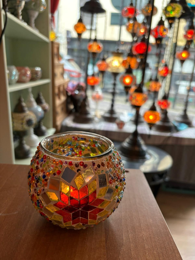 Mosaic Candle Holder