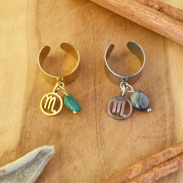 Bague Astro Scorpion – Transformation et Intensité