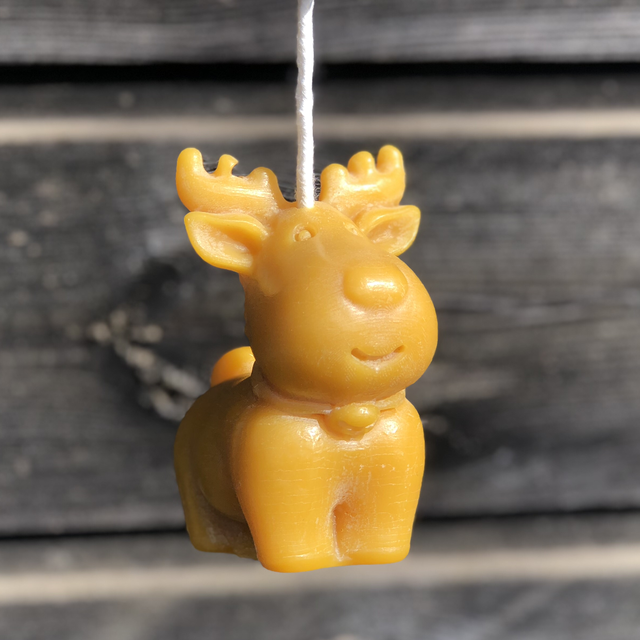 Bougie en forme de Renne