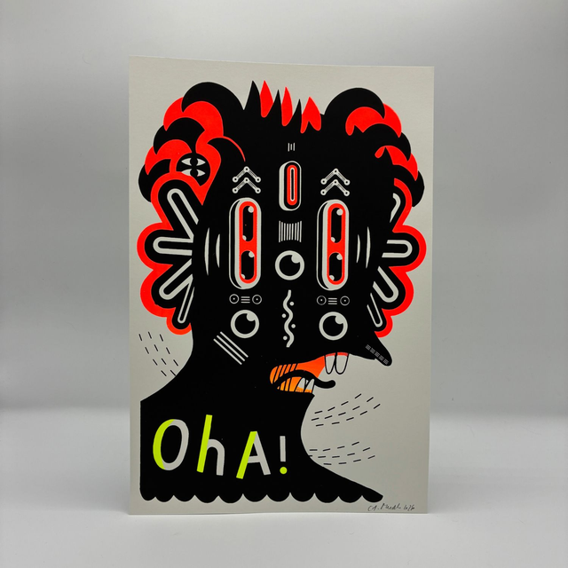 Siebdruck "OHA"
